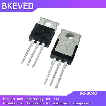 10шт IRFBC40 TO-220 IRFBC40PBF TO220 BC40 N-канален полеви транзистор нов оригинален FBC40