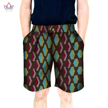 2021 Мъжки къси Панталони Африкански Панталони модерен принт памучен плат дизайн Дашики Облекло Индивидуална Африканска Облекло BRW WYN319