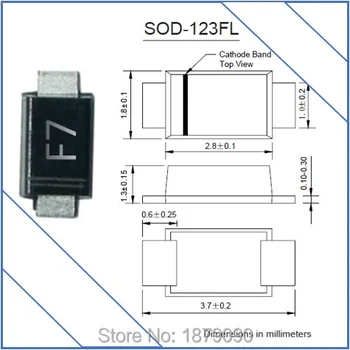 Безплатна доставка 0,8 W/800 Mw 75 и 82 В BZD27C75P BZD27C82P SOD-123 SOD-123FL DO-219AB SMF Стабилизатор на напрежение Стабилитроны